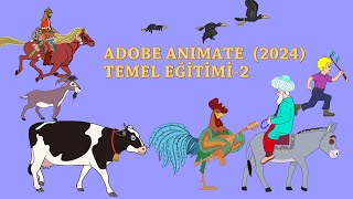 ADOBE ANİMATE 2024 DERSLERİ2 [upl. by Bannon272]