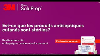 Estce que les produits antiseptiques cutanés sont stériles [upl. by Kcam]