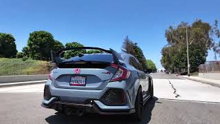 FK8 Pops amp Bangs  Civic Type R [upl. by Ylak]