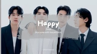 karaoke with backtrack Happy  Day6 LyricsRom [upl. by Corabelle981]