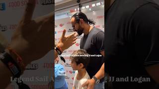 KSI amp Logan Paul Meeting Up With Saif Ali Khan [upl. by Delmer]