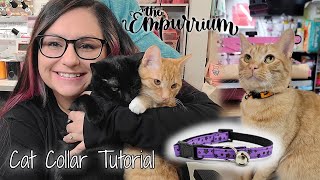 Cat Collars  DIY Sewing Tutorial [upl. by Nolyad]