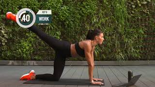 Allenamento Total Body  Focus sui glutei con il metodo TABATA [upl. by Tien]