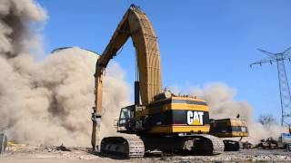 Powerplant demolition in Mol B  De Meuter Afbraakwerken [upl. by Aissej970]