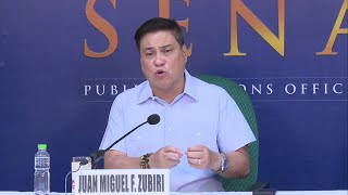 Senator Migz Zubiri PRESS Conference about Sen Alan Cayetano Incident [upl. by Erwin]