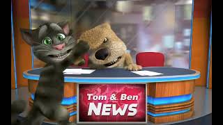 Talking Tom and Ben news cast 12024 [upl. by Danika]