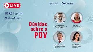 Live  Dúvidas sobre o PDV [upl. by Ellord]