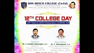 DBCY  12th College Day  23rd March 2024 [upl. by Aiduan]