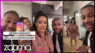 😹🦶🏽 FULL LIVE Crystal Renee’ Hayslett and Devale Ellis Tour BET HEADQUARTERS  HILARIOUS MOMENTS [upl. by Courtund]