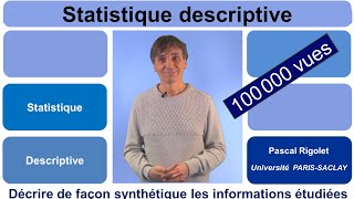 La Statistique Descriptive questce que cest [upl. by Felicle]