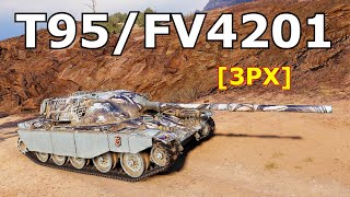 World of Tanks T95FV4201 Chieftain  5 Kills 114K Damage [upl. by Ifok]