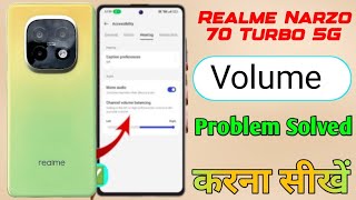 realme narzo 70 turbo me volume kaise badhaye  realme narzo 70 turbo volume problem [upl. by Vary]