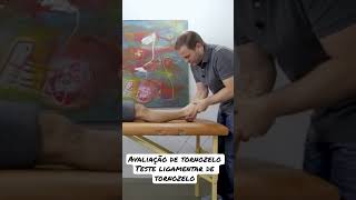 Entorse de tornozelo Avaliação ligamentar de ligamento talofibular anterior  Shorts [upl. by Renaud]