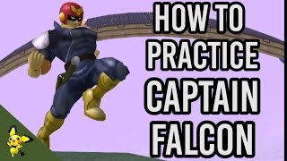 How To Practice Captain Falcon  Super Smash Bros Melee [upl. by Eirol]