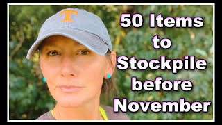 🚨 50 Prepper Essentials to Stockpile before November 2024 [upl. by Anialeh]