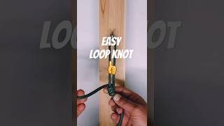 How to tie an easy Loop Knot how knot tutorial knotlearning learning tips diy skills [upl. by Odlo]