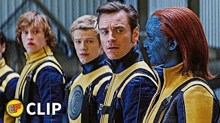 Suit Up Scene  XMen First Class 2011 Movie Clip HD 4K [upl. by Kelila555]