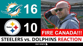 DEVASTATING Steelers News amp Rumors after LOSS vs Miami Dolphins  NFL Week 7 Postgame Reaction [upl. by Adnor]