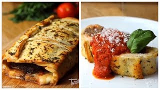 Meatball marinara garlic bread roll recipe [upl. by Teerell]