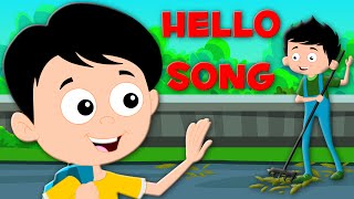 hello song  original rhymes  nursery rhymes  kids songs  baby videos  Kids Tv Nursery Rhymes [upl. by Ynhoj]