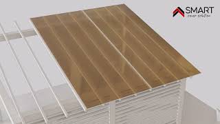 SMART Polycarbonate  Installation Guide  Video Tutorial Step by Step [upl. by Aikemal]