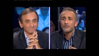 Clash Tariq Ramadan  Eric Zemmour sur le voile  On n’est pas couché 26 septembre 2009 ONPC [upl. by Aveneg457]