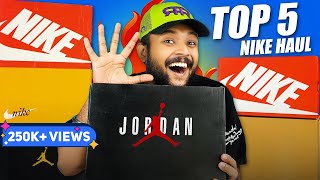 UNBOXING Top 5 Best NIKEJORDAN ShoesSneakers for Men  NIKE Jordan Haul Review 2023  ONE CHANCE [upl. by Colinson]