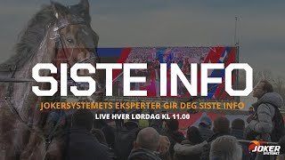 SISTE INFO 1611  Oppsnakk til Eskilstuna  Jarlsberg [upl. by Jolene604]