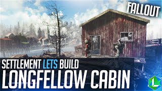 Fallout 4 Longfellows Cabin Build Part 1  Far Harbor DLC [upl. by Gnoy]