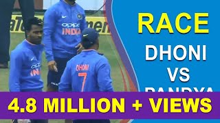 Race between MS Dhoni Vs Hardik Pandya  IBC Tamil [upl. by Tewell26]