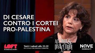 Di Cesare contro i cortei pro Palestina [upl. by Robinetta]