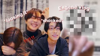 Jake and Jungwon REACTING to a Engene Vlog [upl. by Straus]