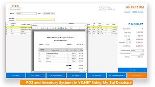 POS and Inventory Management System in VBNET and MySql database  VBNET Tutorial [upl. by Leile522]