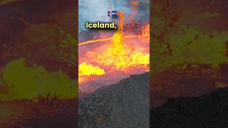 The Volcano eruption of LitliHrútur in Iceland [upl. by Drofyar556]