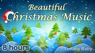 ✰ 8 HOURS ✰ CHRISTMAS MUSIC Instrumental ♫ ✰ NO ADS ✰ Peaceful Christmas PIANO Playlist ♫ Best Mix [upl. by Kerril]