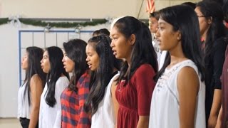 Carol of the Bells  Maui High School Chamber Choir [upl. by Ellenwad715]