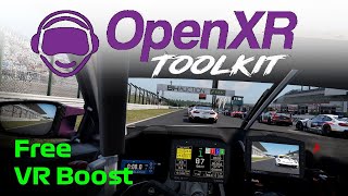 OpenXR Toolkit  Setup Guide  FREE VR Performance Boost in ACC AMS2 iRacing F122 and MORE [upl. by Riplex]