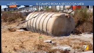 Il campo rom senzacqua e i bambini si ammalano [upl. by Yesnnyl845]