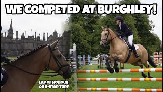 I COMPETED AT BURGHLEY HORSE TRIALS [upl. by Emerej]