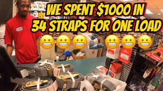 1000 IN STRAPS FOR ONE LOAD 🤦🏽‍♂️ life truck truckdriver trucking lifestyle [upl. by Llenrod]