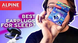 Alpine SleepDeep Best Earplugs for Sleep [upl. by Aliwt]