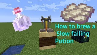 How to brew a potion of Slow falling  Minecraft [upl. by Barram]