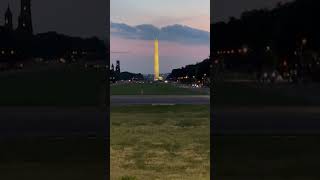 Washington MonumentDC at sunset 워싱턴디씨 워싱턴기념비 dcsunset washingtonmonument 워싱턴디씨 [upl. by Mcmurry]