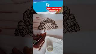 YouTube short mehandi design🙏🏻❤‍🔥❤‍🔥 [upl. by Leahcym]