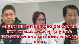 GRUPO NI DATING PCSO GM GARMA PATI KAANAK NITO PINAG PYESTAHAN ANG MILLIONG PERA NG PCSO [upl. by Adda988]