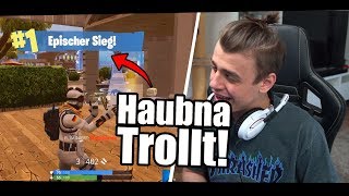 HAUBNA TROLLT Papaplatte Duos mit Haubna  Fortnite [upl. by Alla950]