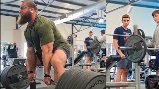 Elite Powerlifter Shocks Commercial Gym By Deadlifting [upl. by Dey752]