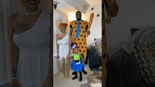 We were the Flintstones for Halloween 2024 costume familyfun couplegoals [upl. by Rockie]