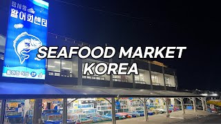 Seafood Market Korea  속초 장사항 활어회센터 [upl. by Zohara]