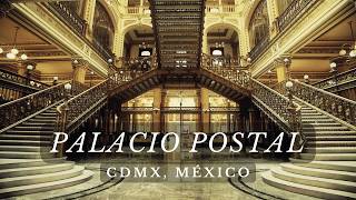 Visitando el Palacio Postal de la CDMX de Mexico 4K Video [upl. by Akenehs484]